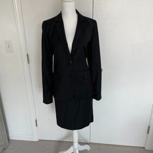 Jcrew Black Wool Suit- Jacket, skirt, and pants!